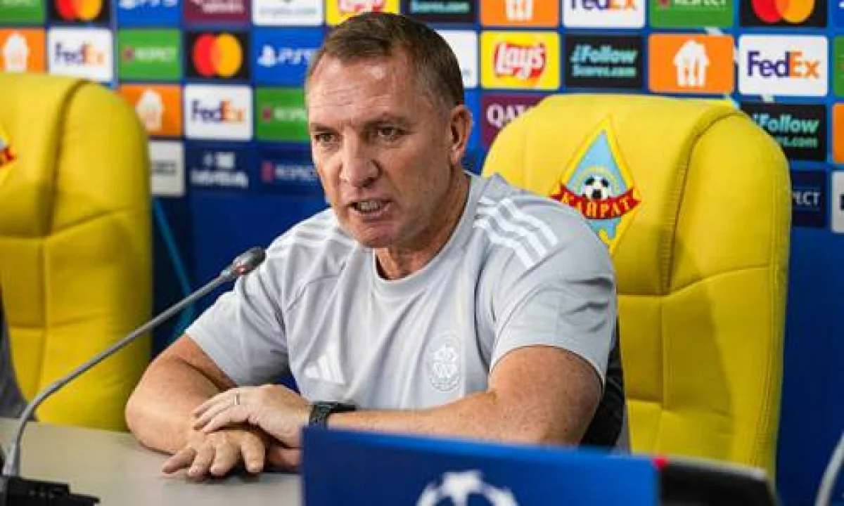 Брендан Роджерс: «Селтик» футболшыларында ешқандай қобалжу жоқ