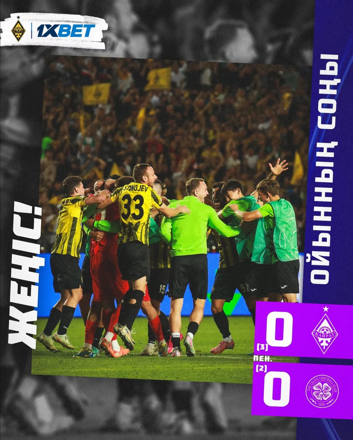 «Қайрат» жанкүйерлерінің тарихи жеңістен кейінгі эмоциялары