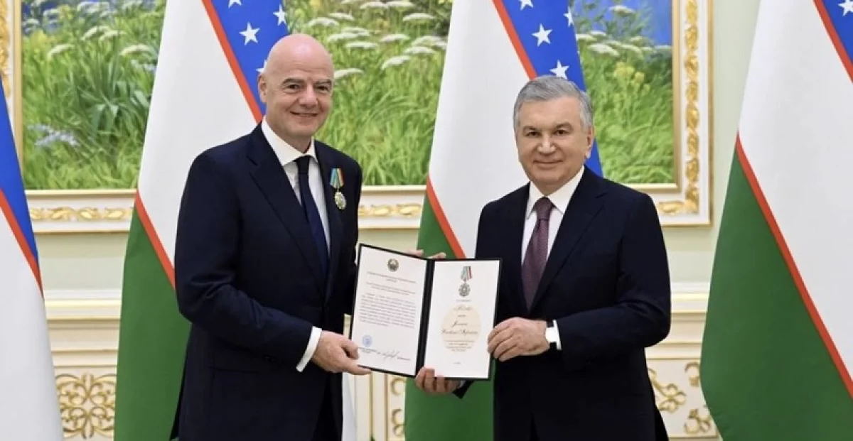 ФИФА президенті Ташкентте. Өзбекстан - Орталық Азия футболының жаңа орталығы атанбақ