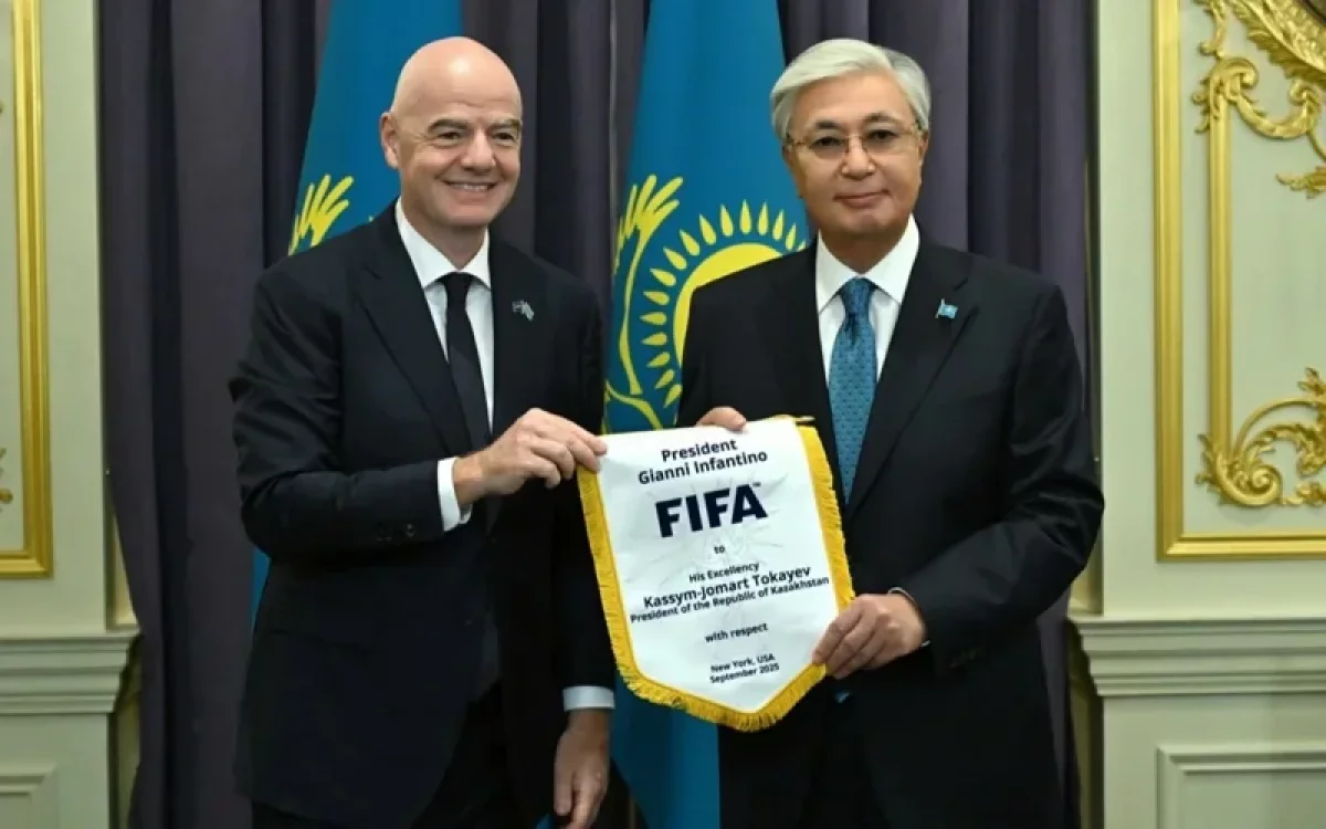 Қасым-Жомарт Тоқаев FIFA президентімен кездесті