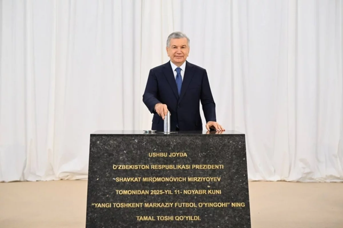 Жаңа Ташкент жерінде стадион құрылысы басталды