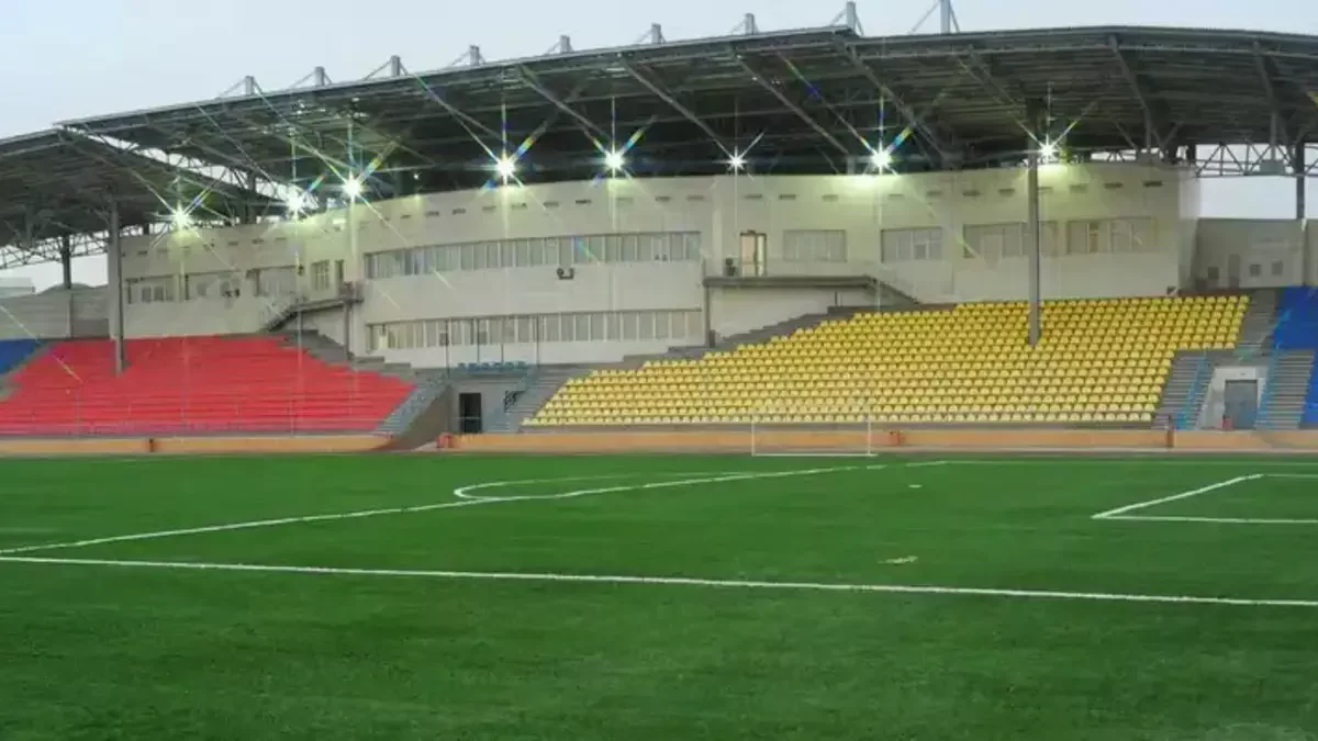 Жаңаөзен қаласында орналасқан Әмін Тұяқов стадионы жөндеуден өтті