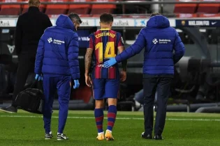 Филиппе Коутиньо төрт айға қатардан шығып қалды