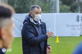 Қазақстан құрамасының бапкерлік штабы «Ордабасының» жаттығуына келіп қайтты