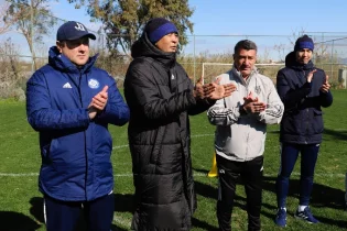 Қазақстан ұлттық құрамасының бапкерлер штабы «Атырау» клубының жаттығуларына қатысты