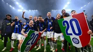 "Интер" - Италияның 20 дүркін чемпионы
