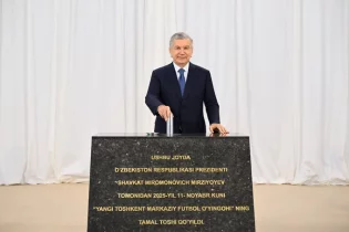 Жаңа Ташкент жерінде стадион құрылысы басталды