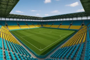 Көкшетауда Еуропалық деңгейдегі жаңа стадион бой көтереді